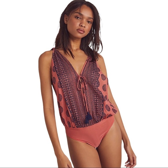 FREE PEOPLE INTIMATELY Tasseled Bodysuit - Picture 2 of 10